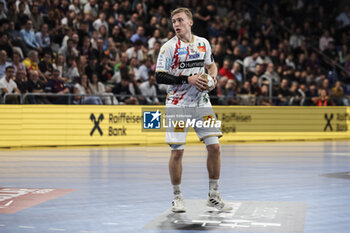 24/10/2024 - Gisli Kristjansson of SC Magdeburg during the EHF Champions League, Group Phase, handball match between FC Barcelona and SC Magdeburg on October 24, 2024 at Palau Blaugrana in Barcelona, Spain - HANDBALL - CHAMPIONS LEAGUE - BARCELONA V MAGDEBURG - PALLAMANO - ALTRO