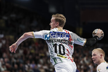 24/10/2024 - Gisli Kristjansson of SC Magdeburg during the EHF Champions League, Group Phase, handball match between FC Barcelona and SC Magdeburg on October 24, 2024 at Palau Blaugrana in Barcelona, Spain - HANDBALL - CHAMPIONS LEAGUE - BARCELONA V MAGDEBURG - PALLAMANO - ALTRO