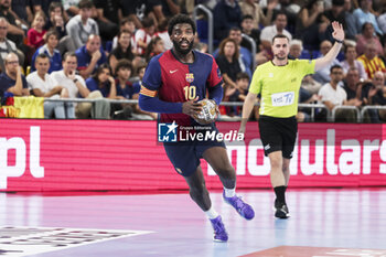 24/10/2024 - Dika Mem of FC Barcelona during the EHF Champions League, Group Phase, handball match between FC Barcelona and SC Magdeburg on October 24, 2024 at Palau Blaugrana in Barcelona, Spain - HANDBALL - CHAMPIONS LEAGUE - BARCELONA V MAGDEBURG - PALLAMANO - ALTRO