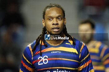 2024-11-22 - Gauthier IVAH of Limoges during the French championship, Liqui Moly Starligue handball match between Cesson-Rennes MH and Limoges Handball on 22 November 2024 at Glaz Arena in Cesson-Sévigné, France - HANDBALL - FRENCH CHAMP - CESSON RENNES V LIMOGES - HANDBALL - OTHER SPORTS