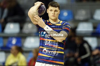 2024-11-22 - Ihor TURCHENKO of Limoges during the French championship, Liqui Moly Starligue handball match between Cesson-Rennes MH and Limoges Handball on 22 November 2024 at Glaz Arena in Cesson-Sévigné, France - HANDBALL - FRENCH CHAMP - CESSON RENNES V LIMOGES - HANDBALL - OTHER SPORTS