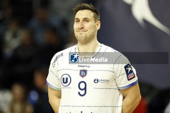 2024-11-22 - Tomislav KUSAN of Limoges during the French championship, Liqui Moly Starligue handball match between Cesson-Rennes MH and Limoges Handball on 22 November 2024 at Glaz Arena in Cesson-Sévigné, France - HANDBALL - FRENCH CHAMP - CESSON RENNES V LIMOGES - HANDBALL - OTHER SPORTS