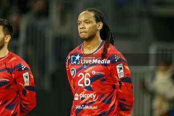 2024-11-22 - Gauthier IVAH of Limoges during the French championship, Liqui Moly Starligue handball match between Cesson-Rennes MH and Limoges Handball on 22 November 2024 at Glaz Arena in Cesson-Sévigné, France - HANDBALL - FRENCH CHAMP - CESSON RENNES V LIMOGES - HANDBALL - OTHER SPORTS