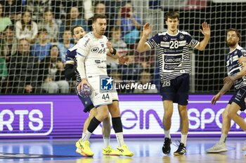 2024-11-22 - Matej HRSTIC of Limoges during the French championship, Liqui Moly Starligue handball match between Cesson-Rennes MH and Limoges Handball on 22 November 2024 at Glaz Arena in Cesson-Sévigné, France - HANDBALL - FRENCH CHAMP - CESSON RENNES V LIMOGES - HANDBALL - OTHER SPORTS