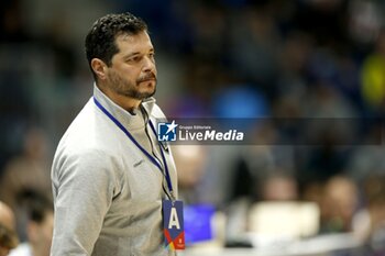 2024-11-22 - Alberto ENTRERRIOS RODRIGUEZ of Limoges during the French championship, Liqui Moly Starligue handball match between Cesson-Rennes MH and Limoges Handball on 22 November 2024 at Glaz Arena in Cesson-Sévigné, France - HANDBALL - FRENCH CHAMP - CESSON RENNES V LIMOGES - HANDBALL - OTHER SPORTS