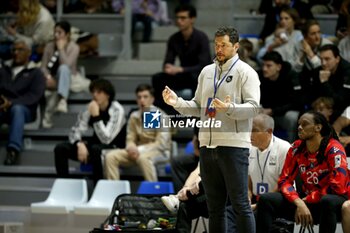 2024-11-22 - Alberto ENTRERRIOS RODRIGUEZ of Limoges during the French championship, Liqui Moly Starligue handball match between Cesson-Rennes MH and Limoges Handball on 22 November 2024 at Glaz Arena in Cesson-Sévigné, France - HANDBALL - FRENCH CHAMP - CESSON RENNES V LIMOGES - HANDBALL - OTHER SPORTS