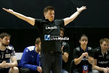 2024-11-22 - Sébastien LERICHE of Cesson-Rennes during the French championship, Liqui Moly Starligue handball match between Cesson-Rennes MH and Limoges Handball on 22 November 2024 at Glaz Arena in Cesson-Sévigné, France - HANDBALL - FRENCH CHAMP - CESSON RENNES V LIMOGES - HANDBALL - OTHER SPORTS