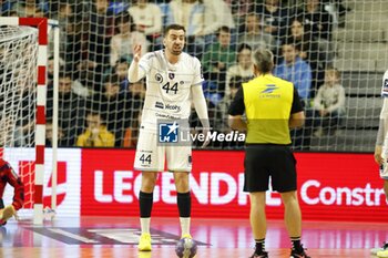 2024-11-22 - Matej HRSTIC of Limoges during the French championship, Liqui Moly Starligue handball match between Cesson-Rennes MH and Limoges Handball on 22 November 2024 at Glaz Arena in Cesson-Sévigné, France - HANDBALL - FRENCH CHAMP - CESSON RENNES V LIMOGES - HANDBALL - OTHER SPORTS