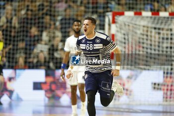 2024-11-22 - Edgar DENTZ of Cesson-Rennes during the French championship, Liqui Moly Starligue handball match between Cesson-Rennes MH and Limoges Handball on 22 November 2024 at Glaz Arena in Cesson-Sévigné, France - HANDBALL - FRENCH CHAMP - CESSON RENNES V LIMOGES - HANDBALL - OTHER SPORTS