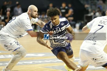 2024-11-22 - Ludwig APPOLINAIRE of Cesson-Rennes during the French championship, Liqui Moly Starligue handball match between Cesson-Rennes MH and Limoges Handball on 22 November 2024 at Glaz Arena in Cesson-Sévigné, France - HANDBALL - FRENCH CHAMP - CESSON RENNES V LIMOGES - HANDBALL - OTHER SPORTS