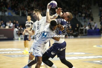 2024-11-22 - Romaric GUILLO of Cesson-Rennes during the French championship, Liqui Moly Starligue handball match between Cesson-Rennes MH and Limoges Handball on 22 November 2024 at Glaz Arena in Cesson-Sévigné, France - HANDBALL - FRENCH CHAMP - CESSON RENNES V LIMOGES - HANDBALL - OTHER SPORTS