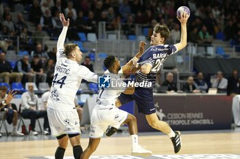 2024-11-22 - Michal BARAN of Cesson-Rennes during the French championship, Liqui Moly Starligue handball match between Cesson-Rennes MH and Limoges Handball on 22 November 2024 at Glaz Arena in Cesson-Sévigné, France - HANDBALL - FRENCH CHAMP - CESSON RENNES V LIMOGES - HANDBALL - OTHER SPORTS