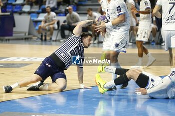 2024-11-22 - Axel OPPEDISANO of Cesson-Rennes during the French championship, Liqui Moly Starligue handball match between Cesson-Rennes MH and Limoges Handball on 22 November 2024 at Glaz Arena in Cesson-Sévigné, France - HANDBALL - FRENCH CHAMP - CESSON RENNES V LIMOGES - HANDBALL - OTHER SPORTS