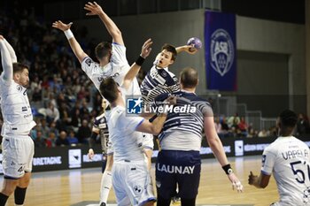 2024-11-22 - Michal BARAN of Cesson-Rennes during the French championship, Liqui Moly Starligue handball match between Cesson-Rennes MH and Limoges Handball on 22 November 2024 at Glaz Arena in Cesson-Sévigné, France - HANDBALL - FRENCH CHAMP - CESSON RENNES V LIMOGES - HANDBALL - OTHER SPORTS