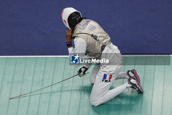 2024-01-13 - LEFORT Enzo (FRA) lost 14/15 against PAUTY Maxime (FRA) in round of 16 during the Mazars Challenge International de Paris 2024, Foil World Cup on January 13, 2024 at Pierre de Coubertin stadium in Paris, France - FENCING - CHALLENGE INTERNATIONAL DE PARIS 2024 - FENCING - OTHER SPORTS