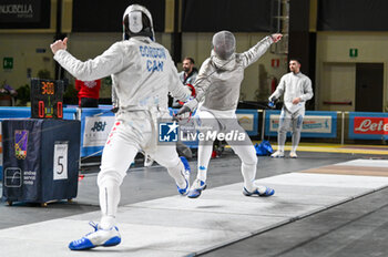 2024-03-01 - Marciano (ITA) Portrait compete against Gordon (CAN) - FENCING TEAM WORLD CUP - FENCING - OTHER SPORTS