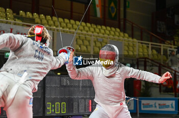 2024-03-01 - Gelinas (CAN) compete against Bonah (GER) - FENCING TEAM WORLD CUP - FENCING - OTHER SPORTS