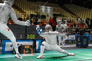 2024-03-01 - Kaczkowski (POL) compete against Homer (USA) - FENCING TEAM WORLD CUP - FENCING - OTHER SPORTS