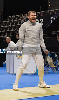 2024-06-23 - Basel Switzerland, 06/23/2024: TSAP Yuriy (Ukraine) during Fencing Euro Basel 2024. Fencing Euro Basel 2024 took place at the St. Jakobshalle, in Basel.
Credit: Patrick Dancel/LiveMedia.
 - FENCINGEURO BASEL 2024 - FENCING - OTHER SPORTS