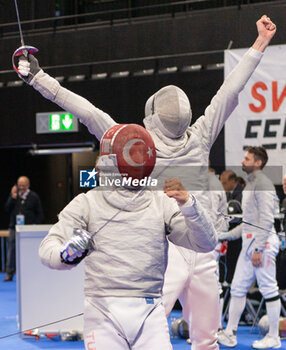 2024-06-23 - Basel Switzerland, 06/23/2024: YILDIRIM Enver (Turkey) against URSACHI Razvan (Roumania) during Fencing Euro Basel 2024. Fencing Euro Basel 2024 took place at the St. Jakobshalle, in Basel.
Credit: Patrick Dancel/LiveMedia.
 - FENCINGEURO BASEL 2024 - FENCING - OTHER SPORTS