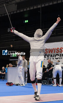 2024-06-23 - Basel Switzerland, 06/23/2024: URSACHI Razvan (Roumania) during Fencing Euro Basel 2024. Fencing Euro Basel 2024 took place at the St. Jakobshalle, in Basel.
Credit: Patrick Dancel/LiveMedia.
 - FENCINGEURO BASEL 2024 - FENCING - OTHER SPORTS