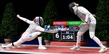 2024-06-23 - Basel Switzerland, 06/23/2024: BUTRUILLE Solene (France) against PASZTOR Flora (Hungary) during Fencing Euro Basel 2024. Fencing Euro Basel 2024 took place at the St. Jakobshalle, in Basel.
Credit: Patrick Dancel/LiveMedia.
 - FENCINGEURO BASEL 2024 - FENCING - OTHER SPORTS