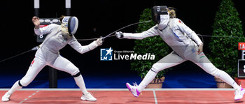 2024-06-23 - Basel Switzerland, 06/23/2024: LACHERAY Eva (France) against LUPKOVICS Dora (Hungary) during Fencing Euro Basel 2024. Fencing Euro Basel 2024 took place at the St. Jakobshalle, in Basel.
Credit: Patrick Dancel/LiveMedia. - FENCINGEURO BASEL 2024 - FENCING - OTHER SPORTS