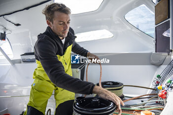 2024-05-02 - Thomas Ruyant sailing on the Imoca Vulnerable - Ruyant during a training session prior the Vendée Globe 2024 on April 23, 2024, off Groix in France - SAILING - VENDEE GLOBE 2024 - THOMAS RUYANT VULNERABLE RUYANT TRAINING PRE-START - SAILING - OTHER SPORTS