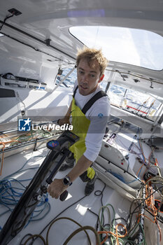 2024-04-23 - Thomas Ruyant sailing on the Imoca Vulnerable - Ruyant during a training session prior the Vendée Globe 2024 on April 23, 2024, off Groix in France - SAILING - VENDEE GLOBE 2024 - THOMAS RUYANT VULNERABLE RUYANT TRAINING PRE-START - SAILING - OTHER SPORTS