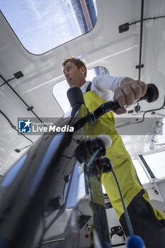 2024-04-23 - Thomas Ruyant sailing on the Imoca Vulnerable - Ruyant during a training session prior the Vendée Globe 2024 on April 23, 2024, off Groix in France - SAILING - VENDEE GLOBE 2024 - THOMAS RUYANT VULNERABLE RUYANT TRAINING PRE-START - SAILING - OTHER SPORTS