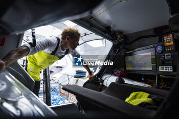 2024-04-23 - Thomas Ruyant sailing on the Imoca Vulnerable - Ruyant during a training session prior the Vendée Globe 2024 on April 23, 2024, off Groix in France - SAILING - VENDEE GLOBE 2024 - THOMAS RUYANT VULNERABLE RUYANT TRAINING PRE-START - SAILING - OTHER SPORTS