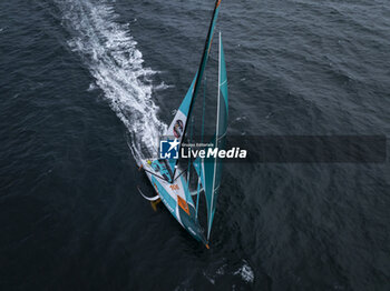 2024-04-27 - Sam Goodchild sailing on the Imoca Vulnerable - Goodchild during a training session prior the Vendée Globe 2024 on April 26, 2024, in France - SAILING - VENDEE GLOBE 2024 - SAM GOODCHILD VULNERABLE GOODCHILD TRAINING PRE-START - SAILING - OTHER SPORTS