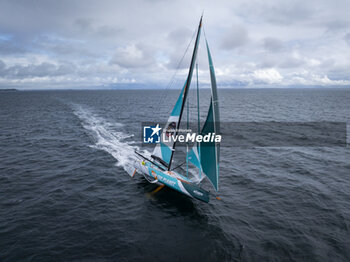 2024-04-27 - Sam Goodchild sailing on the Imoca Vulnerable - Goodchild during a training session prior the Vendée Globe 2024 on April 26, 2024, in France - SAILING - VENDEE GLOBE 2024 - SAM GOODCHILD VULNERABLE GOODCHILD TRAINING PRE-START - SAILING - OTHER SPORTS