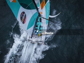 2024-04-27 - Sam Goodchild sailing on the Imoca Vulnerable - Goodchild during a training session prior the Vendée Globe 2024 on April 26, 2024, in France - SAILING - VENDEE GLOBE 2024 - SAM GOODCHILD VULNERABLE GOODCHILD TRAINING PRE-START - SAILING - OTHER SPORTS