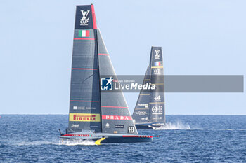 2024-08-29 - americas cup Luna Rossa Prada Pirelli (ITA) and Orient Express Racingng Team (FR) - AMERICA'S CUP - LOUIS VUITTON CUP - ROUND ROBIN 1 & 2 - SAILING - OTHER SPORTS