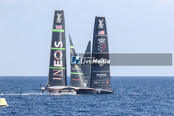 2024-08-29 - americas cup Orient Express Racingng Team (FR) and Ineos Britania (UK) - AMERICA'S CUP - LOUIS VUITTON CUP - ROUND ROBIN 1 & 2 - SAILING - OTHER SPORTS