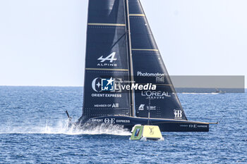 2024-08-29 - americas cup Orient Express Racingng Team (FR) on mark - AMERICA'S CUP - LOUIS VUITTON CUP - ROUND ROBIN 1 & 2 - SAILING - OTHER SPORTS