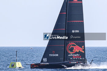 2024-08-29 - americas cup Alinghi Red Bull Racing (SUI) on mark - AMERICA'S CUP - LOUIS VUITTON CUP - ROUND ROBIN 1 & 2 - SAILING - OTHER SPORTS