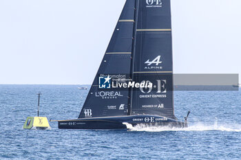 2024-08-29 - americas cup Orient Express Racingng Team (FR) on mark - AMERICA'S CUP - LOUIS VUITTON CUP - ROUND ROBIN 1 & 2 - SAILING - OTHER SPORTS