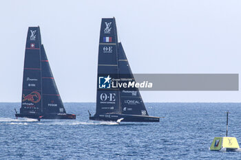 2024-08-29 - americas cup Orient Express Racingng Team (FR) and Ineos Britania (UK) - AMERICA'S CUP - LOUIS VUITTON CUP - ROUND ROBIN 1 & 2 - SAILING - OTHER SPORTS