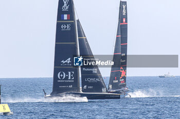 2024-08-29 - americas cup Orient Express Racingng Team (FR) and Ineos Britania (UK) - AMERICA'S CUP - LOUIS VUITTON CUP - ROUND ROBIN 1 & 2 - SAILING - OTHER SPORTS