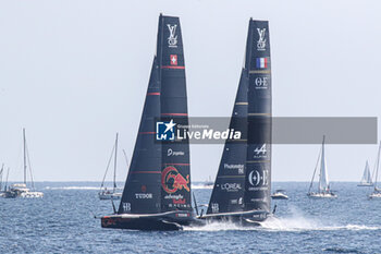 2024-08-29 - americas cup Orient Express Racingng Team (FR) and Ineos Britania (UK) - AMERICA'S CUP - LOUIS VUITTON CUP - ROUND ROBIN 1 & 2 - SAILING - OTHER SPORTS