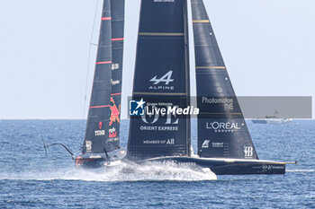 2024-08-29 - americas cup Orient Express Racingng Team (FR) and Ineos Britania (UK) - AMERICA'S CUP - LOUIS VUITTON CUP - ROUND ROBIN 1 & 2 - SAILING - OTHER SPORTS