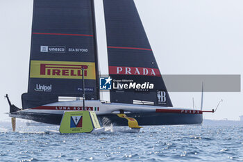 2024-08-30 - Luna Rossa Prada Pirelli (ITA) and mark - AMERICA'S CUP - LOUIS VUITTON CUP - ROUND ROBIN 1 & 2 - SAILING - OTHER SPORTS