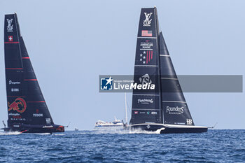 2024-08-30 - NYYC American Magic (USA) and Alinghi Red Bull Racing (SUI) - AMERICA'S CUP - LOUIS VUITTON CUP - ROUND ROBIN 1 & 2 - SAILING - OTHER SPORTS