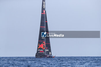 2024-08-30 - Alinghi Red Bull Racing (SUI) problem with the foil - AMERICA'S CUP - LOUIS VUITTON CUP - ROUND ROBIN 1 & 2 - SAILING - OTHER SPORTS