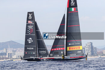 2024-08-31 - Luna Rossa Prada Pirelli (ITA) and NYYC American Magic (USA) - AMERICA'S CUP - LOUIS VUITTON CUP - ROUND ROBIN 1 & 2 - SAILING - OTHER SPORTS