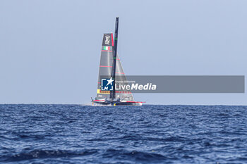 2024-08-31 - Luna Rossa Prada Pirelli (ITA) and NYYC American Magic (USA) - AMERICA'S CUP - LOUIS VUITTON CUP - ROUND ROBIN 1 & 2 - SAILING - OTHER SPORTS