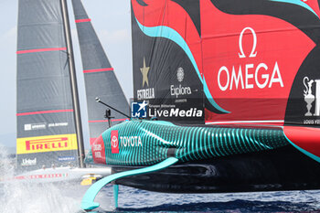 2024-08-31 - Emirates Team New Zealand (NZ) and Luna Rossa Prada Pirelli (ITA) - AMERICA'S CUP - LOUIS VUITTON CUP - ROUND ROBIN 1 & 2 - SAILING - OTHER SPORTS