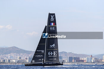 2024-08-31 - Orient Express Racingng Team (FR) and barcelona - AMERICA'S CUP - LOUIS VUITTON CUP - ROUND ROBIN 1 & 2 - SAILING - OTHER SPORTS